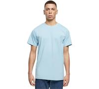 Build Your Brand T- Shirt à col Rond, Bleu Ciel, XS Homme
