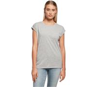 Build Your Brand T-shirt à épaules longues pour femme XS gris
