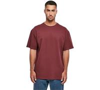 Build Your Brand T-Shirt Basique pour Homme, Coupe surdimensionnée, en Coton, Tailles XS à 5XL, Cerise, XL