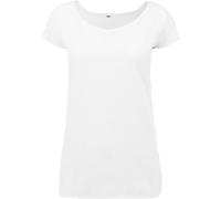 Build Your Brand T-Shirt Femme Col Large Personnalisable En Coton Jersey