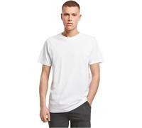 Build Your Brand Organic T-Shirt Round Neck, Blanc, XL Homme