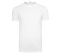 Build Your Brand T- Shirt Round Neck Homme, Blanc (Blanc), L