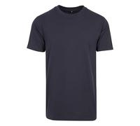 Build Your Brand T- Shirt Round Neck Homme, Bleu (Navy), XS