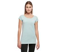 Build Your Brand Bb013-ladies Wide Neck Tee T-Shirt, Turquoise, XS Femmes