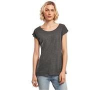 Build Your Brand Bb013-ladies Wide Neck Tee T-Shirt, Charcoal, 5XL Femmes