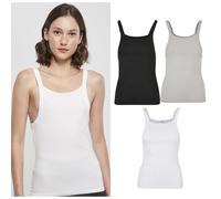 Build Your Brand Top du réservoir quotidien pour femmes Été sportif Slim sans ma