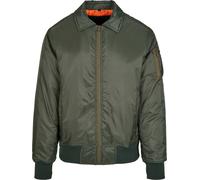 Build Your Brand Veste de bombardier col BY157 - Veste décontractée en nylon ave