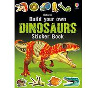 Construis ton propre livre d'autocollants : Dinosaures 1 (Build Your Own Sticker Book) – Usborne