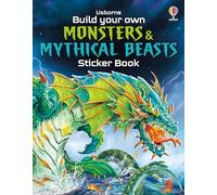 Crée tes propres monstres et bêtes mythiques – livre d'autocollants – Usborne
