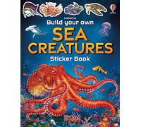 Crée tes créatures marines – Livre d'autocollants – Usborne