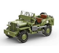 Buildarmy Bloc de construction en brique pour véhicule utilitaire MB Jeep américain WW2 178 pièces