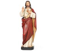 Buildclassic Statue catholique en Forme de cœur de Jésus Catholique Colombie-Britannique à Coller, Cadeau Religieux, 25,4 cm de Haut, Fait à la Main par Buildclassic