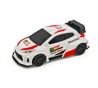 BuildCubes 1/43 RC Drift Car, 2.4G Pleine Proportionnelle Voiture de Drift Télécommandée Voiture de Sport RC avec Lumières, Voiture de Course RC Mini Drift RC Voiture, Cadeau -Gyro RTR