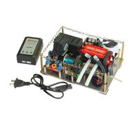 BuildCubes Engine St-NF2 Modèle de Moteur, Mini Metal L2 Moteur à Eessence Nitro avec Générateur 12V DC Module de Charge Stabilisé Kit d'allumage de Base, Moteur à Combustion Interne -RTR
