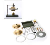 BuildCubes Kit de modélisation moteur en métal pour machine à vapeur, avec chaudière en cuivre et lampe à alcool, montage DIY, UFO Spin Suspension, moteur à combustion externe, cadeau