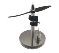 BuildCubes Moteur Stirling à Hélice Bipale avec Plateau Cyclique pour Basses Températures, Mini Moteur Thermique Artisanal à Couvercle de Tasse, Moteur à Combustion Externe, Cadeau -RTR