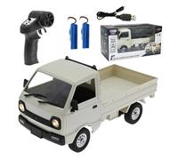 BuildCubes WPL D12 Mini RC Camion Télécommandé - 1/16 Modèle de Transport Off Road Fourgon RTR