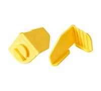 Builder Line Guides d'angle avec assise striée et pièces gauche droite pour projets de travail de brique et de blocs Utilisation de ligne de brique Guide d'angle Outil de disposition murale Support de