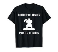 Builder of Armies Painter of Minis Jeu de rôle de Table T-Shirt Graphique avec Valeur
