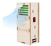 Building Blocks for Kids - Wooden Air Conditioner Model Kit 5.7x4.5x13.2cm | STEM Educational Assembly Toy for Ages 7-14 Parent Child Interactive DIY Construction Toy Gift Use