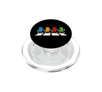 Building Blocks Zebra - Brick Builder Block Building PopSockets PopGrip pour MagSafe