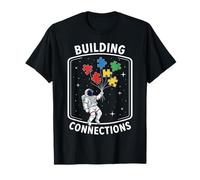 Building Connection Astronaut Autism T-Shirt
