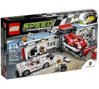 Building Kit Lego Speed Champions 75876 Porsche 919 Hybrid and 917 K Pit Lane