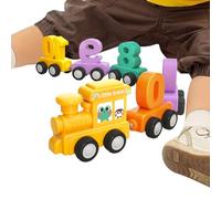 Building Magnetic Number Train - Jouet d'apprentissage préscolaire avec Blocs éducatifs | Interaction STEM Play pour Les de 1 à 6 Ans, Jouet Pratique de pour Le développement des co