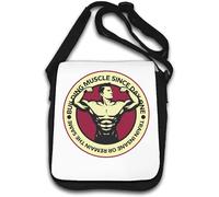 Building Muscle Since Day One Train Insane Or Remain The Same Bodybuilder Flex Sac à bandoulière Blanc