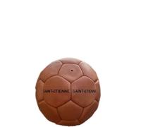 buildream Ballon Football Vintage Saint-Etienne 100% Cuir Fait Main