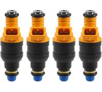 Builles d'injecteur Carburant pour BMW E23 E24 E28 E30 E32 E34 E36 318I 535I 0280150714 4Pcs, injecteurs Carburant pièces Moteur Voiture Buses d'injection.