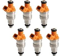 Builles d'injecteur Carburant pour Cherokee Comanche Grand Cherokee Wrangler I6 4.0l 53003956 0280150556 6pcs, injecteurs Carburant pièces Moteur Voiture Buses d'injection.