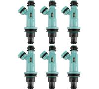 Builles d'injecteur Carburant pour Toyota Supra 1998 3.0L 2997CC L6 Gas 23250-46090 6Pcs, injecteurs Carburant pièces Moteur Voiture Buses d'injection.