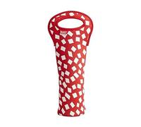 Built 5177883 Bouteille Fourre Tout/Sac de Vin Néoprène Rouge 40 x 17 x 2 cm