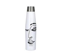 BUILT Apex - Bouteille Isotherme avec Bouchon Hermétique, 100% Réutilisable, Sans BPA, Gourde en Acier Inoxydable 18/10, 540 ml, Motif "Belle Vie"