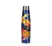 BUILT Apex - Bouteille Isotherme avec Bouchon Hermétique, 100% Réutilisable, Sans BPA, Gourde en Acier Inoxydable 18/10, 540 ml, Motif "Abundance"