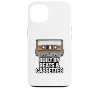 Built by Beats and Cassettes Bande de Musique rétro Coque pour iPhone 13