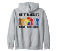 Built by Immigrants You Can't Deport History Pro Democracy Sweat à Capuche