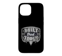 Built Dad Tough American Funny 4th of July Coque pour iPhone 15