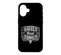 Built Dad Tough American Funny 4th of July Coque pour iPhone 16