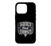 Built Dad Tough American Funny 4th of July Coque pour iPhone 16 Pro