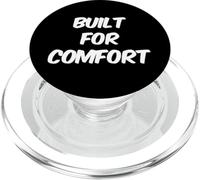 Built for Comfort Yes I Am Fat People Citations drôles de collations PopSockets PopGrip pour MagSafe