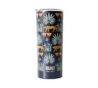 BUILT Gobelet de Voyage en Acier Inoxydable avec Couvercle, Design V&A, 590 ml (20 oz) - Lionne