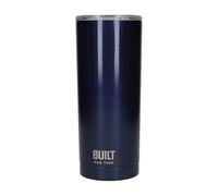 BUILT Gobelet de Voyage Isotherme / Gourde Isothermique, Acier Inoxydable, 590 ml (20 oz) - Bleu Nuit