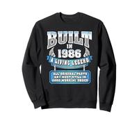 Built in 1986 A Living Legend Vintage 40th Birthday Sweatshirt