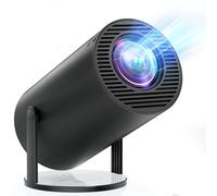 [Built-in Apps & Android 11.0] Mini Videoprojecteur 4K Projecteur 18000 Lux Soutien 180° Rotation et Trapèze Automatique, Portable Projecteur Extérieur Compatible avec la clé TV/Windows/iOS (1080P-2)