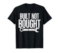 Built Not Acheté Entretien du véhicule mécanique Automobile drôle T-Shirt