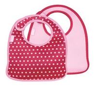 Built ny lot de 2 bavoirs à pois rose rose G
