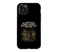 Built on The Rock Christian Faith Matthieu 7:24 Bible espagnole Coque pour iPhone 11 Pro