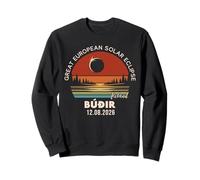 Búðir, Iceland Great European Solar Eclipse 2026 Sweatshirt